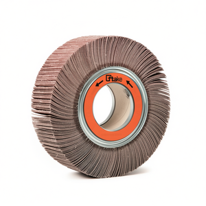 Ttake Abrasive Cloth Flap <b>Wheel</b> 200x50x54 Mm With Hole For Metal <b>Grinding</b> - Product Image 2