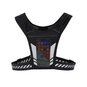 Gilet de course à pied léger avec porte-téléphone en maille, pour la randonnée, la course à pied, avec ceinture ajustable pour femmes et hommes, OEM - Product Image 4