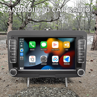 Lecteur multimédia de tableau de bord GPS Android 10 7 pouces avec Carplay et caméra de recul pour VW Passat/Golf/B6/Amarok Stéréo 2G