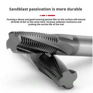 Fraise à fileter en carbure monobloc à 4 cannelures en spirale, revêtement nano, haute vitesse, OEM/ODM - Product Image 6