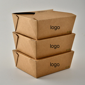 Boîte à emporter en papier kraft brun écologique imprimée en offset pour l'emballage d'huile d'olive et de lait de charcuterie Avantage UV - Product Image 6