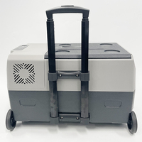 Congélateur portable 12V 24V pour l'extérieur, camping, camion, camping-car, bateau, avec roues