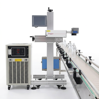 Machine de marquage laser à fibre haute efficacité 50 kg 30 W avec garantie 1 an pour divers matériaux métalliques et plastiques techniques durs