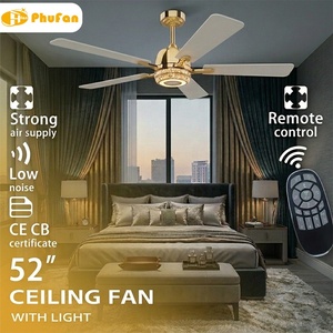 Ventilateur industriel électrique en métal ABS à 8 pales de 72 pouces avec éclairage LED, refroidissement par air, moteur DC, contrôlable par application et télécommande, pour usage domestique - Product Image 1