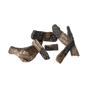 Ladrillos <span class=keywords><strong>de</strong></span> Fibra Cerámica Estilo Madera Natural para Chimenea, Accesorios Duraderos para Chimenea - Product Image 1