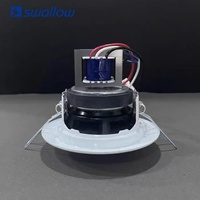 Mini haut-parleur de plafond, haut-parleur de petite taille, corps en métal, haut-parleur passif avec transformateur 3W 6W, haut-parleur de plafond