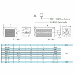 XY-05/XY-07/XY-10/XY-12/XY-15 Silencer Filter for Drying Machine Air Compressor <b>Vacuum</b> <b>Pump</b> Muffler Non-absorbent - Product Image 5