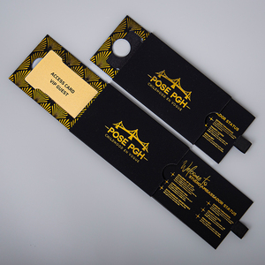 Trống sang trọng trượt ra Bìa phong cách Thẻ quà tặng sáng tạo thẻ tín dụng hộp giấy phong bì bao bì - Product Image 3