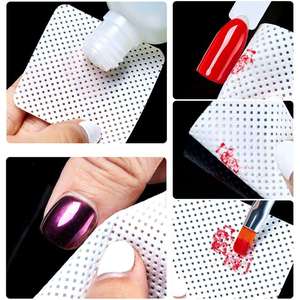 Lint Free Non Woven Cotton Pads <b>Nail</b> Polish Remover <b>Extension</b> Glue Eyelash Cleaning Wipes - Product Image 3