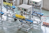Máquinas automáticas de detección de fugas para bidones de HDPE de 500ML, 1L, 2L, 3L, 5L, detector de fugas para botellas vacías en envases auxiliares