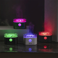 Portable Led Lumière Mini 300ml H2o Spray Brume Humidificateur Double Humide Arôme Huile Essentielle Diffuseur De Voiture Usb Air Humidificateur