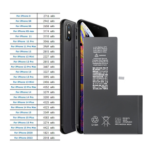 Batería de Repuesto para iPhone 2025, Piezas de Reparación para iPhone 11 12 13 14 15 16 Pro Max X Xs 8 7 <span class=keywords><strong>6s</strong></span> Plus - Product Image 1