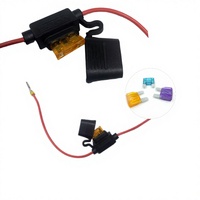 Porte-fusible en ligne 12V automobile 16 AWG ATM/ATC faisceau de câblage automatique de voiture Mini porte-fusibles de voiture étanche Standard
