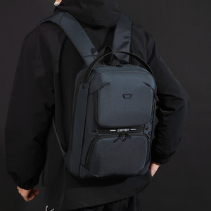 Sac à dos professionnel We Power 20-35L en nylon imperméable pour homme, idéal pour le sport et les activités de plein air, sacoche pour ordinateur portable, couleur unie, Hiver 2025 - Product Image 4