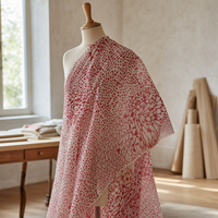 En stock – Tissu en georgette de soie 100 % 8 mm, léger et transparent, imprimé numériquement, textile tissé sur mesure pour robe d'été, écharpe, chemisier – OEM