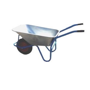 รถเข็นเหล็กชุบสังกะสีสำหรับงานก่อสร้าง งานเกษตร ขนทราย งานก่อสร้าง งานขนขยะในสวน - Product Image 5