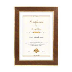 Cadre <span class=keywords><strong>de</strong></span> diplôme en bois moderne fait main 2026 avec logo personnalisé, miroir, portrait, pour décoration <span class=keywords><strong>de</strong></span> bureau, affichage <span class=keywords><strong>de</strong></span> documents et récompenses - Product Image 3