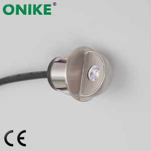 Mini-lampes LED 12V 1,2W IP67 en acier inoxydable, basse tension, demi-lune, pour <span class=keywords><strong>terrasse</strong></span>, escalier, clôture, jardin, éclairage nocturne - Product Image 3