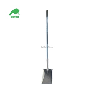 Precio competitivo Salida de fábrica con escalón enrollado, pala de punta cuadrada de Búfalo con mango de fibra de vidrio, empuñadura H - Product Image 2
