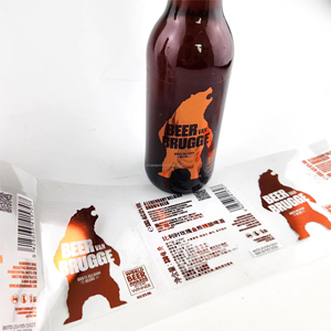 Custom Label Factory Printing Waterproof Adhesive Juice <b>Bottle</b> Packaging <b>Sticker</b> Labels Transparent Drink Beverage Logo Label - Product Image 3