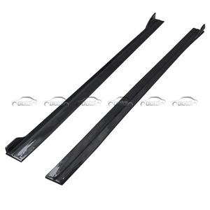 Extensiones de faldones laterales de fibra de carbono para MERCEDES-BENZ Clase A W177 W118 A35 A45 CLA35 CLA45 Tuning Automotriz - Product Image 2
