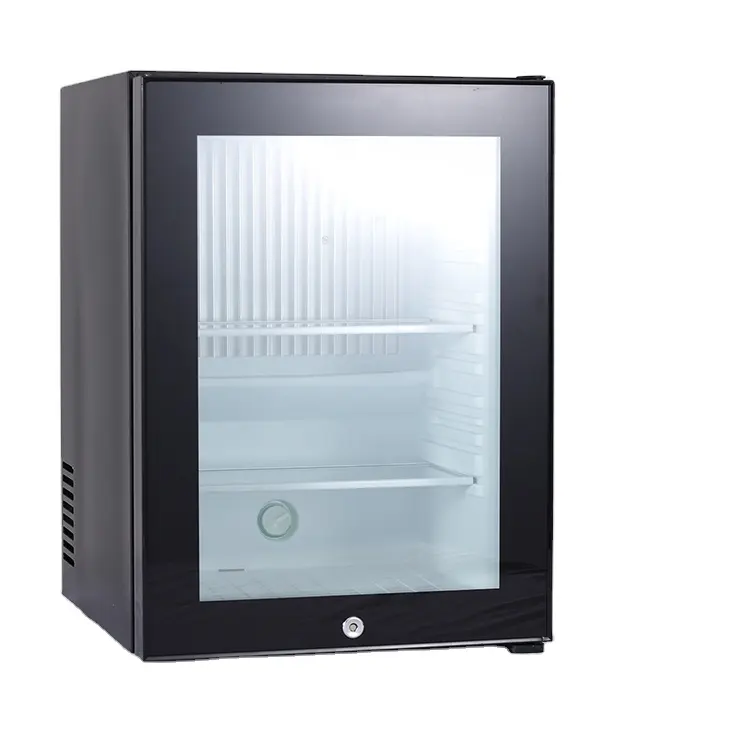 40 л Высококачественные холодильники со стеклянными дверями мини 4-10 C без шума Электрический мини-холодильник с морозильной камерой