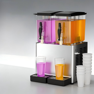 Système de distribution automatique de boissons <span class=keywords><strong>à</strong></span> double réservoir <span class=keywords><strong>pour</strong></span> boissons froides et chaudes, équipé de pompes de mélange de qualité commerciale - Product Image 4