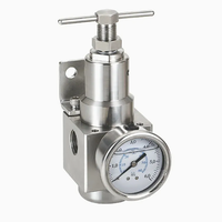 F.R.L Sr200 Acier inoxydable 316 Pièces pneumatiques Filtre-régulateur d'air Processeur d'air Régulateur de pression haute pression