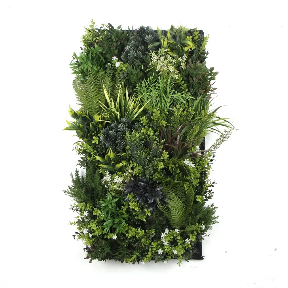 Uland green wall plant decoration artificial boxwood hedge grass panel for decoration