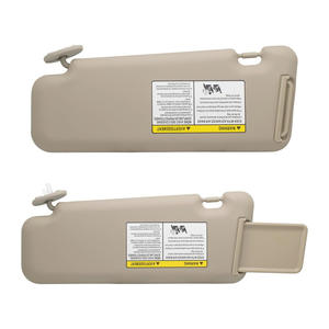 แผ่นบังแดดรถยนต์โตโยต้า ไฮแลนเดอร์ รุ่น 74310-48520-E0 สีเบจ ด้านหลังขวา วัสดุ PVC สีพื้น ติดตั้งด้วยเทป 3M - Product Image 2