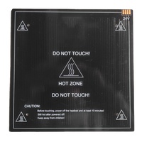 Base de lit chauffant pour imprimante 3D ChengYue CY-AL-B03, carte PCB en aluminium 214x214mm, support double alimentation pour lit chauffant