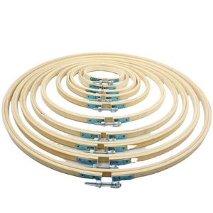 Aro de bambú natural para manualidades, ganchillo y bordado, ecológico, para punto de cruz, ideal para Navidad - Product Image 1