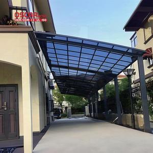 Promotion : Kits <span class=keywords><strong>DIY</strong></span> en aluminium et <span class=keywords><strong>bois</strong></span> pour portail de garage, auvent de portail, abri de voiture pour allée et jardin - Product Image 1