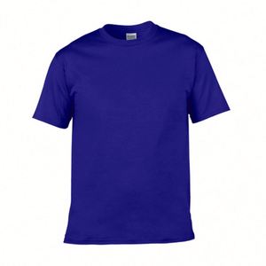 High Quality 180gsm Men's Blank Navy T-<b>Shirts</b> Custom Logo Print 100% Cotton Summer Wholesale Tee - Product Image 6