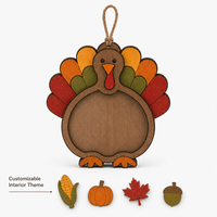 Cadeau de Thanksgiving : Dinde qui se balance et qui bouge |   Décoration d'automne en contreplaqué peuplier 3D |   Cadeau de la Ferme Harvest Kitchen |   Vente en gros OEM | CPSC |   Cadeau de Noël