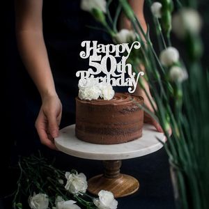 1 pièce Décoration <span class=keywords><strong>de</strong></span> gâteau Joyeux <span class=keywords><strong>50e</strong></span> <span class=keywords><strong>Anniversaire</strong></span>, Pique à gâteau Joyeux <span class=keywords><strong>Anniversaire</strong></span> à paillettes, « Salut à 50 ans » pour <span class=keywords><strong>50e</strong></span> <span class=keywords><strong>Anniversaire</strong></span>, <span class=keywords><strong>Anniversaire</strong></span> <span class=keywords><strong>de</strong></span> <span class=keywords><strong>Mariage</strong></span> et Décoration <span class=keywords><strong>de</strong></span> Fête - Product Image 6
