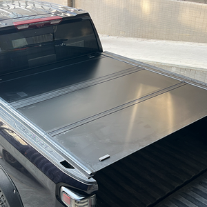 Cubierta dura de cuatro pliegues Tonneau, cubierta de cama plegable dura de cuatro aluminio para Ford /GMC/ BYD/Toyota/KIA/Dodge/Mazda/<span class=keywords><strong>Ssangyong</strong></span>/Mercedes-Benz - Product Image 3
