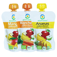 Pochette souple à bec verseur de 100 ml, forme unique, en nylon de qualité alimentaire, pour emballage de boissons, yaourts, liquides et jus de fruits, stérilisable