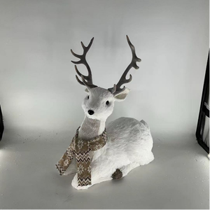 Lớn ngoài trời Giáng sinh gấu nghệ thuật trang trí mô phỏng Fluff trang trí cuộc sống Kích thước điện cử động được bức tượng mô hình trang trí nhà - Product Image 2