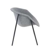 Fauteuil de salon moderne en feutre recyclé pour la maison, le bureau et l'appartement – Mobilier confortable et réglable Weiyi FC-002