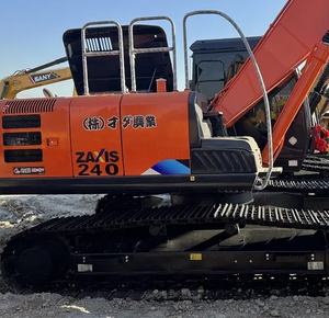 L'excavatrice hydraulique de chenille a utilisé l'excavatrice Hitachi ZX240 de 24 tonnes avec l'excavatrice de haute qualité et de basses heures de travail à vendre - Product Image 4