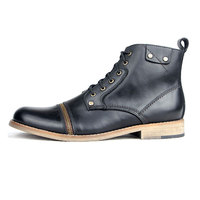 Chaussures de haute qualité, fabricant de chaussures, cuir de vache véritable, hauteur de la botte plate, semelle en caoutchouc, chaussures décontractées, bottes de cow-boy