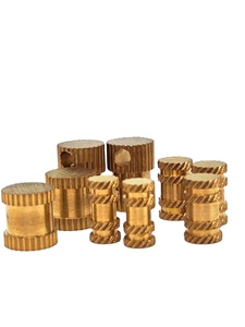 Tour CNC personnalisé divers écrous en <span class=keywords><strong>laiton</strong></span> gaufré sergé intégrés M3 M4 M5 M6 - Product Image 4