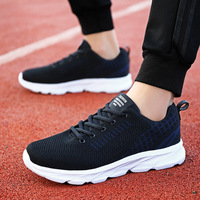 Chaussures de sport décontractées pour hommes, respirantes en maille, baskets de course légères et confortables en toile avec fermeture à bouton, résistantes aux taches