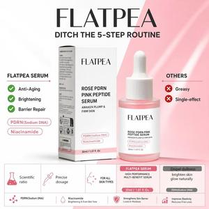 Siero <span class=keywords><strong>Viso</strong></span> al Salmone PDRN Rosa con Etichetta Privata, Cura della Pelle, Peptide di Collagene, Anti-Età, Illuminante, Rassodante, <span class=keywords><strong>Cosmetici</strong></span> Coreani - Product Image 3