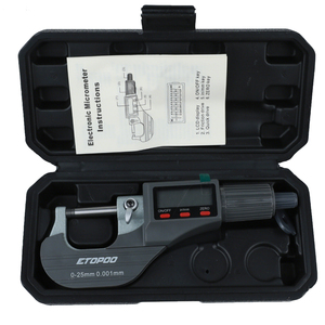 0-25mm 25-50mm 50-75mm 75-100mm Micron Digitale <span class=keywords><strong>Micrometer</strong></span> Elektronische Micrometermeter <span class=keywords><strong>3</strong></span> Knoppen TZ Stijl Grijs Meetinstrument - Product Image 6