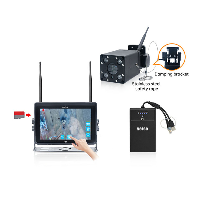 300 Meter Long Range Blind Spot Monitoring 36X Zoom Wireless Camera for Tower Crane