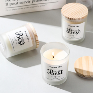 เทียนหอมกลิ่นกุหลาบดำ ไร้ควัน ทำจากขี้ผึ้งถั่วเหลือง รับผลิตแบรนด์ส่วนตัว เผาไหม้สะอาด กลิ่นหอมสำหรับบ้าน - Product Image 4