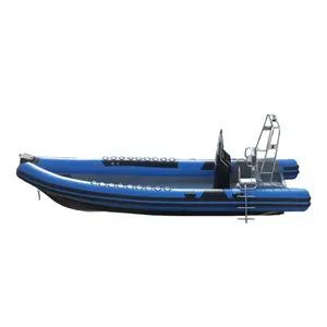 CE 8m orca hypalon navigator inflable rígido de buceo costilla barco para la venta con T tipo de escalera