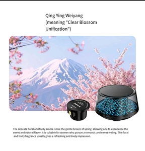 Diffuseur de parfum pour <span class=keywords><strong>voiture</strong></span> à clipser sur grille d'aération, alimenté par USB, éliminateur d'odeurs, design moderne, décoration intérieure de <span class=keywords><strong>voiture</strong></span> - Product Image 4